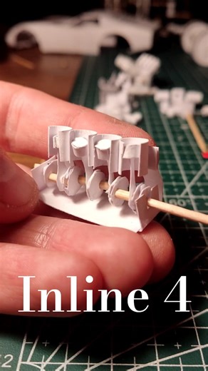 How to make Inline 4 Paper Engine
