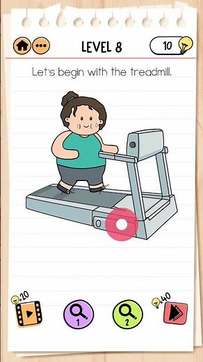 Fitness with Cindy Level 8 let's begin with the treadmill, Brain Test 2