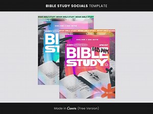 Midweek Bible Study Social Media Template: Modern Church Design (canva Editable, Digital Download) - Etsy