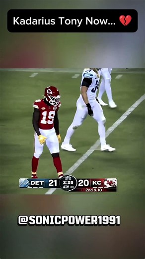What Happened To Kadarius Tony Bro? 💔 #nfltrending #nfl #football #nflviral #chiefs #sports #shorts