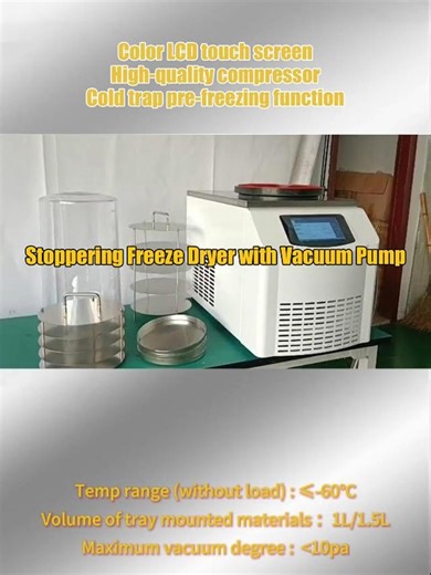 🧊 FROM FROZEN TO SHELF-STABLE IN ONE BOX! Watch our 3-in-1 freeze dryer work its magic. Here’s the hack: 1️⃣ Load three samples. 2️⃣ Dry with its built-in vacuum pump. 3️⃣ Seal vials under vacuum instantly. 🔒 No extra pumps, no air exposure. Efficient science is smart science. 👇 #LabHacks #FreezeDryer #VacuumPump #Dryer #LabProfessionalEquipment #FactorySupply #LabTools #ManufacturerDirect #LabEssentials #QCtools #BatchLyophilization #LabWorkflow #ScienceTok #LabTok #FreezeDryer #Lyophilizati