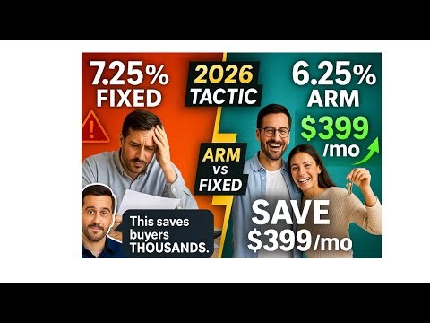 The ONE Interest Rate Tactic Saving Homebuyers THOUSANDS in 2026 💰 | ARM vs Fixed Strategy #facts