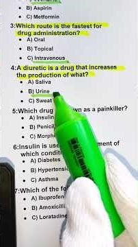 Pharmacology Quiz 💊 | Only Medical Students Can Pass!Pharmacology Challenge 🧠 | 90% Fail This Quiz!