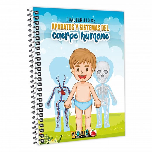 Cuadernillo de aparatos y sistemas del cuerpo humano. Descarga GRATIS: https://bit.ly/3H6qfi2 | Material para Maestros