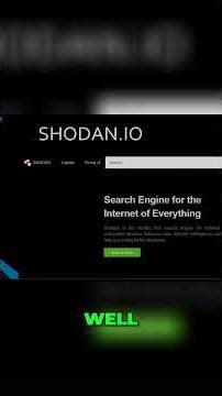 Shodan: Uncover Your Digital Footprint & Security Risks #shorts