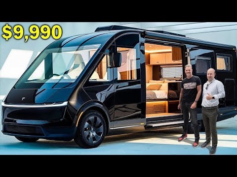 Elon Musk Just Unveiled a $9,990 Tesla Motor Home — The Future of Living Has Arrived!