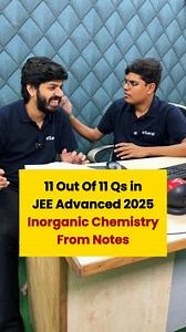 901 reactions | 11 Out of 11 Questions SAME | JEE Advanced 2025 #reels #iit #jee #viral #trending #study #motivation #exams #chemistry #physics #math #iitbombay #explore #instagood #student #teacher | eSaral - Learning Made Simple | Facebook