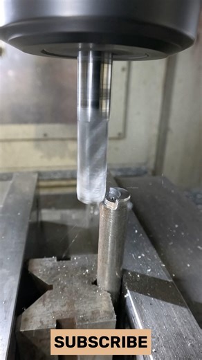 CNC machining a tool holder #cnc #diy #engineering #fyp