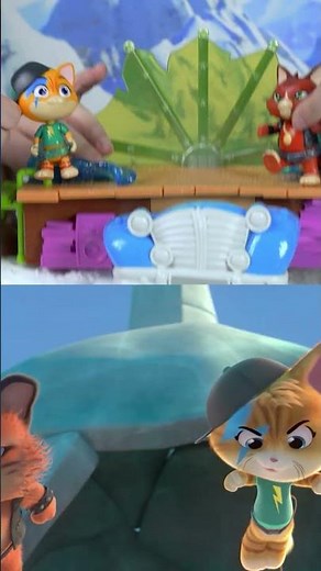 WOW! So brave! 😱 Cartoon vs Toys 🧸 #shorts | 44 Cats