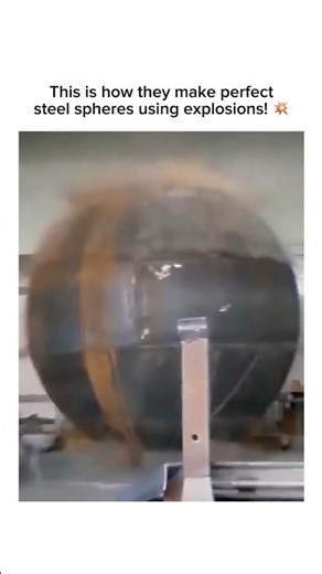 Mind-Blowing Science: Shaping Steel Spheres with Explosions📝