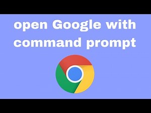 How to Open Google and Websites with Command Prompt