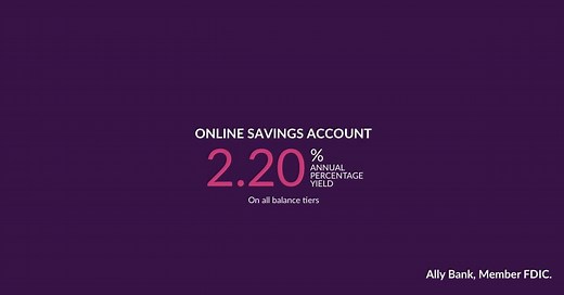 With a 2.20% annual percentage yield, our Online Savings Account just keeps getting better. | Ally