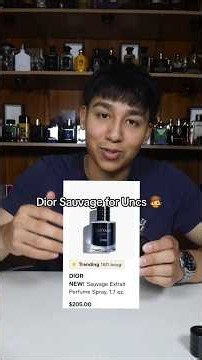 Dior Sauvage Extrait 😬 #cologne