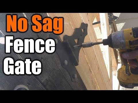 How To Build Gate That Won't Sag | THE HANDYMAN |