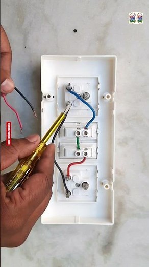 2 switch 2 socket connection | switch board connection wiring | Electric board connection