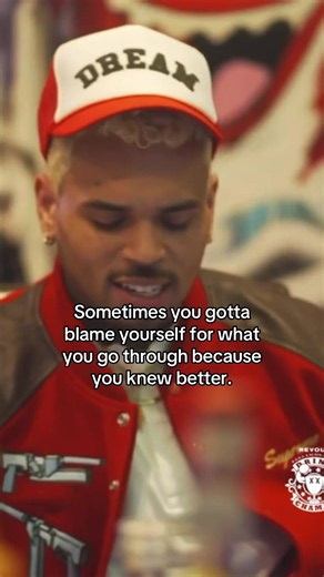 Sometimes you gotta blame yourself for what you go through because you knew better.#chrisbrownconcert #chrisbrownofficial #teambreezy #SelfImprovement #fyp