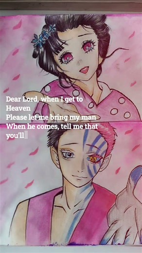 Akaza & Koyuki 😔💔 | Saddest Demon Slayer Drawing Edit #shorts