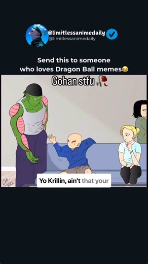 Leader Of L.A.D.S. on Instagram: "Piccolo said SPECIAL BEAM CANNON 💥💥💥 Piccolo was just tryna be a good wingman so Krillin could bag Android 18… but Gohan couldn’t let it slide 😭💀 So Piccolo had to remind him who’s boss with a quick Special Beam Cannon at the end 😤⚡️💥 #DragonBall #Piccolo #Krillin #Android18 #Android17 #Gohan #SpecialBeamCannon #DBZHumor #DBZFans #AnimeMeme #OvenSTO #DragonBallZ #SaiyanSaga #NamekianWingman"