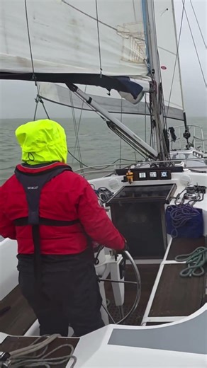 Sometimes sailing isn't all about sunhats and sunglasses!