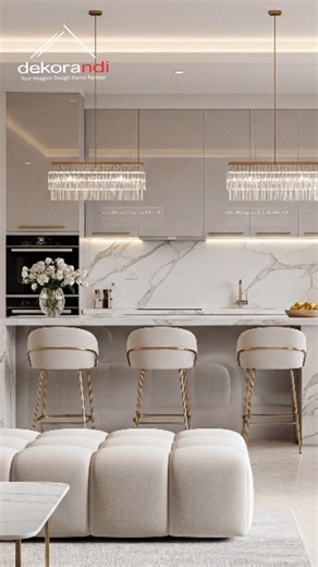Kitchen island cantik dan Aesthetic 🥰