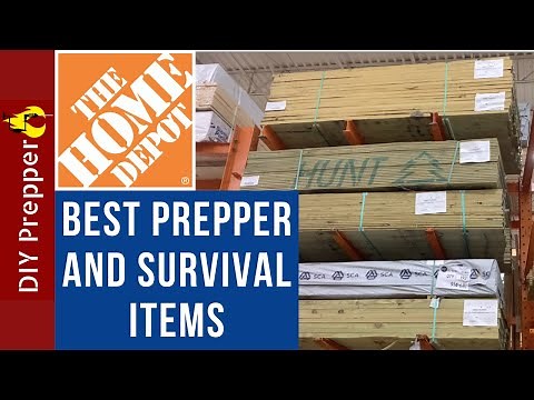Best Prepper and Survival Items at Home Depot