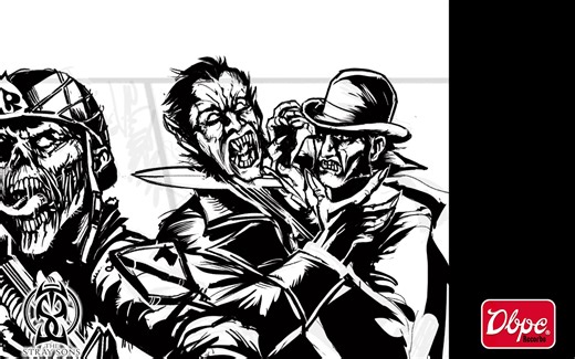 Happy Halloween! Artwork for The Castle of Muskogee, in Muskogee Oklahoma! (Yes, that one) Music provided by The Stray Sons! #deathbeforepopcountry #timelapseart #halloweenvibes #werewolf #zombie #vampire | Death Before Pop Country