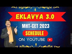 MHT-CET Eklavya 3.0 Time Table Released | Dinesh Sir
