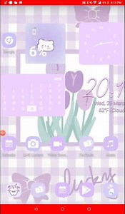 how to customize your lenovo tab aesthetic lavender pt.4 ✨ #lenovotabe7 #aesthetictablet #cozy