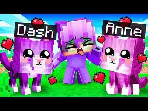 Dash and Anne Become Baby Kittens in Minecraft!