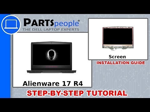Dell Alienware 17 R4 (P12S001) Screen How-To Video Tutorial
