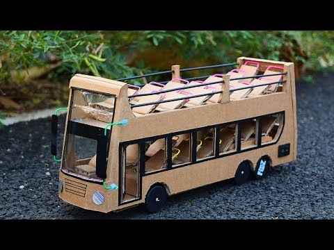 DIY Hi-tech Double Decker Bus | How To Make A Luxury Double Decker Bus |
