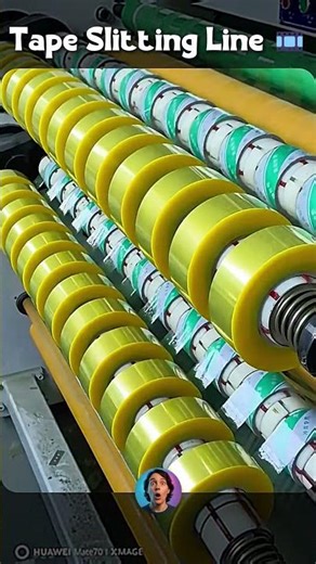 How Jumbo Tape Rolls Are Cut Into Perfect Widths