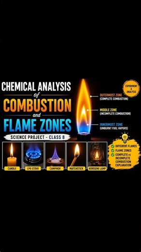 🔥 5 Different Types of Flames in One Experiment! 🧪