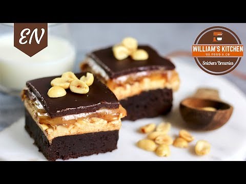 Snickers Brownies Recipe || William's Kitchen