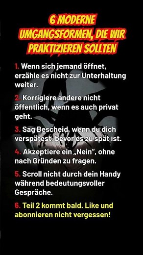 6 Moderne Umgangsformen, die wir Praktizieren Sollten