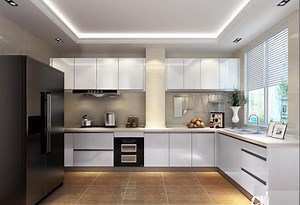 [Hot Item] Foshan One Stop Solution Company Custom Made L Shaped Modular Kitchen Cabinet