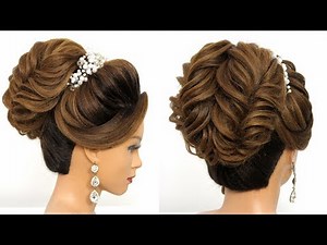 Bridal Updo Tutorial || Wedding Hairstyles || Easy Hairstyles || Hairstyle || Hair Style Girl