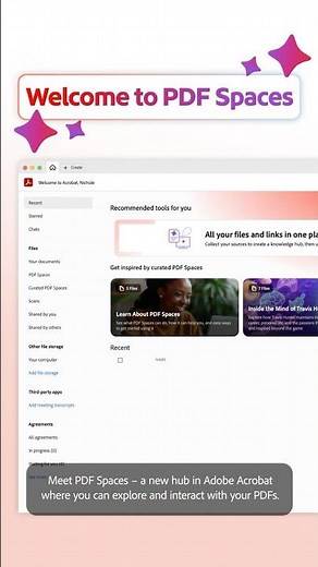 Explore PDFs Smarter with Acrobat PDF Spaces