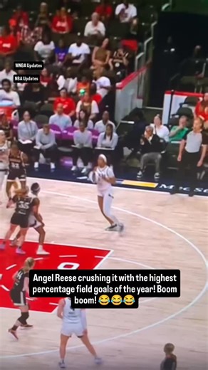 NBA Updates on Instagram: "Angel Reese crushing it with the highest percentage field goals of the year! Boom boom! 😂😂😂 #nbaupdates #wnba #angelreese #viralreeĺs #viral"