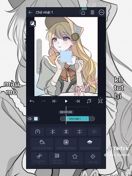 Cúp điện từ 5 giờ tới 7g30 giờ tối! Tôi ổn! Ổn lòi lìa ^^ #uzye_tutorial #alightmotion #tutorial #✨🌷uri🌷✨