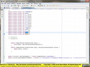 ANTLR 3.x Tutorial - Part 2