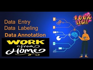 Data Entry, Data Annotation, Data Labeling Job/ WORK AT HOME WORLDWIDE