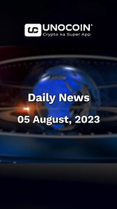 CRYPTO NEWS 5TH AUGUST. 🔰 ProShares and Bitwise file for more bitcoin and ether ETFs in a deluge of applications. 🔰 Hong Kong lawmakers to explore digital asset links with Mainland China. 🔰 Ukraine's Game4U Ukraine soccer match utilises metaverse for fundraising. #proshares #bitwise #bitcoin #etf #bitcoinetf #digitalassets #ukarain #games #metaverse #metaversegame | Unocoin