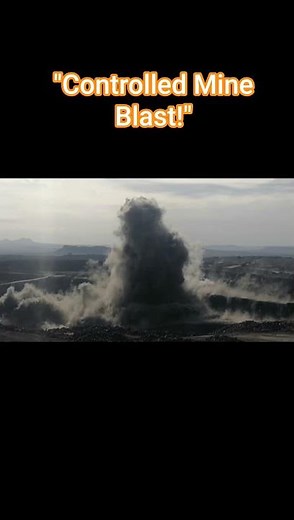 "Mining Explosion – Clearing Rock to Reach Ore Layers" #shortvideo