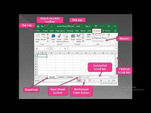 Introduction to #Excel #Components of #Excel 2016#Class5