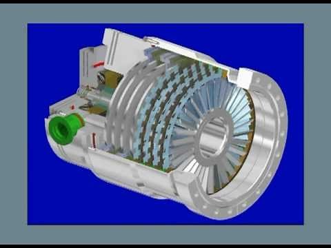 Turbo-V Pump 3D Animation