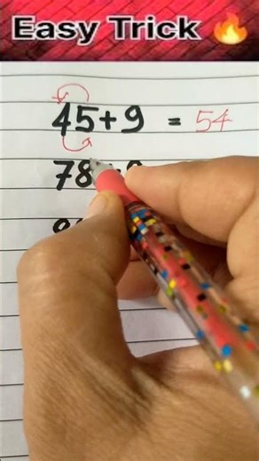 Use This Addition Easy Trick😨 |#mathstricks #maths #mathtrick #mathmatics
