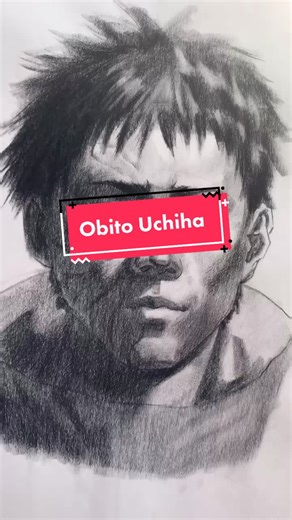 Obito Uchiha: Drawing Portrait Art