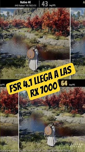 AMD moves up the launch of FSR 4.1 for Radeon RX 7000 cards. #AMD #FSR41 #RadeonRX7000 #RDNA3
