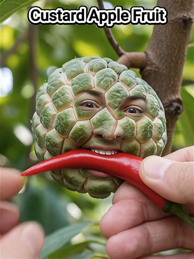 Feeding My AI Zombie Pet with Custard Apple Fruit